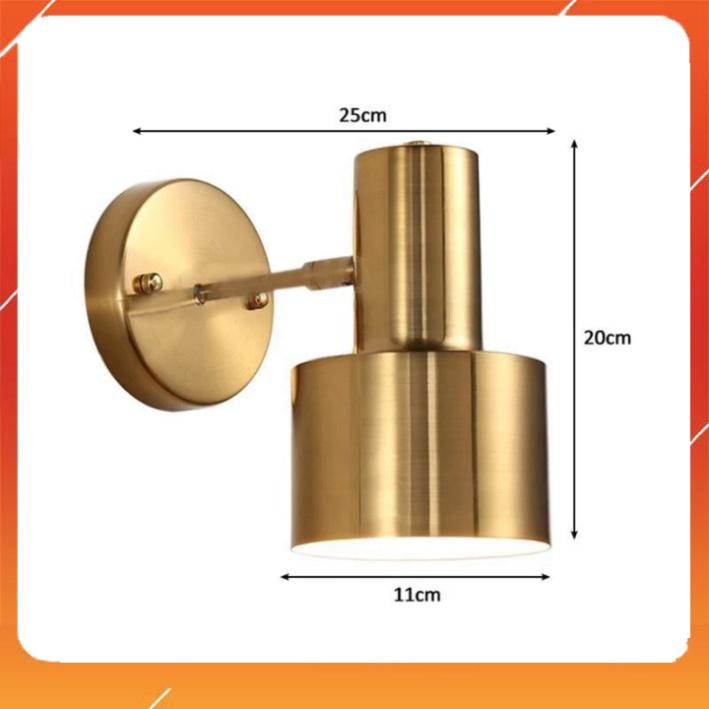 Đèn tường rọi decor mùa vàng soi tranh 339 mạ vàng trang trí gương