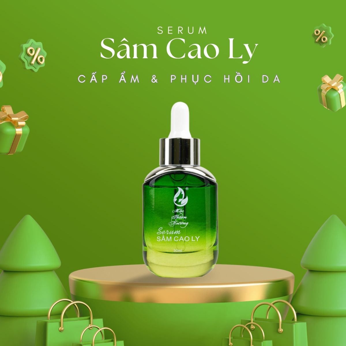 Serum Sâm Cao Ly Dưỡng Trắng, Mịn Da Mộc Thiên Hương 30ml