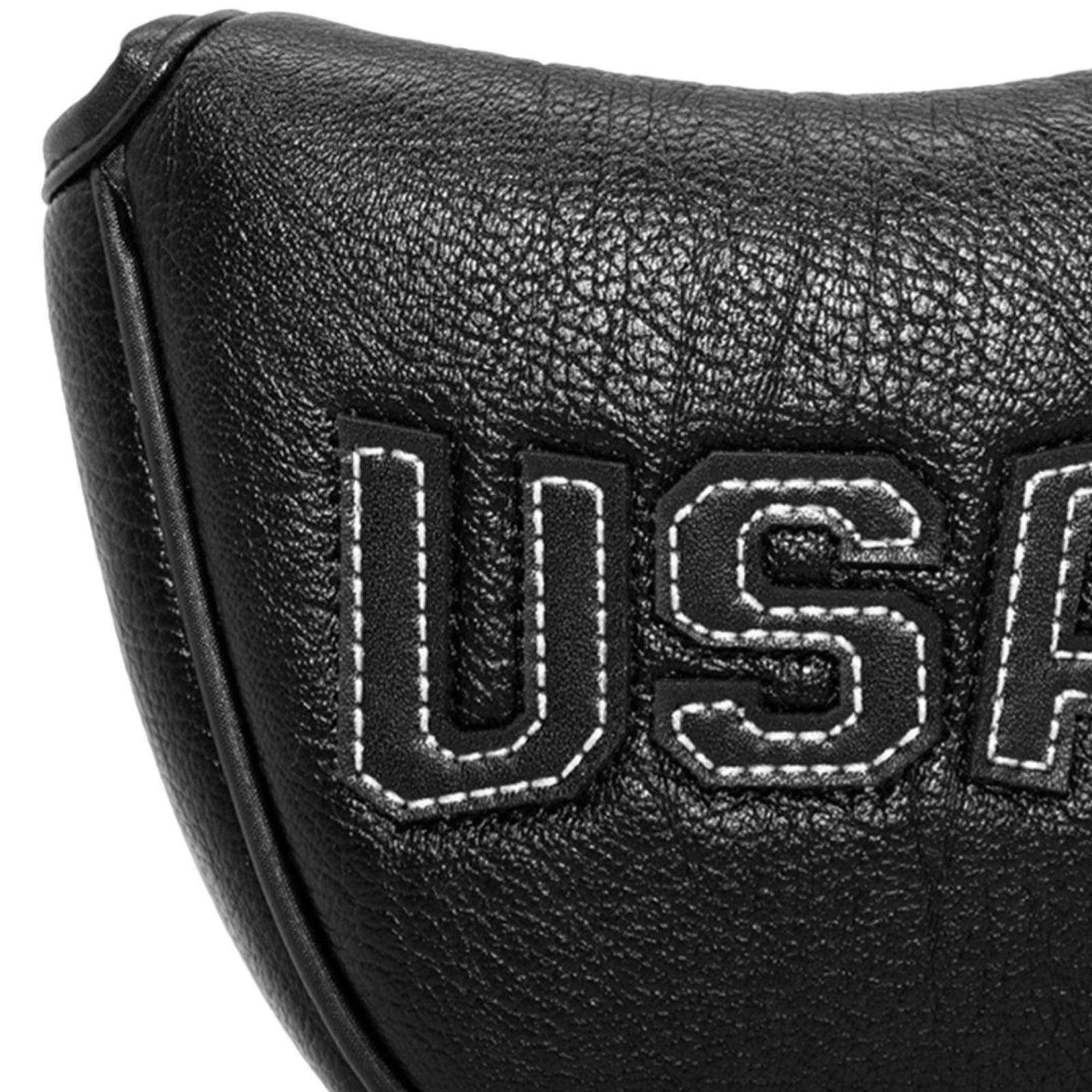 Premium PU Leather Mallet Putter Cover, Putter Head Cover, Mallet Putter Headcover Golf Club Head Covers Protect Golf Clubs