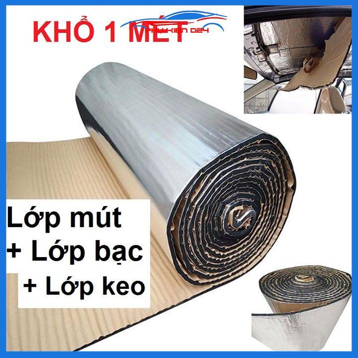 Nhôm cách âm chống ồn, chống nóng động cơ xe ô tô kích thước 50x100cm