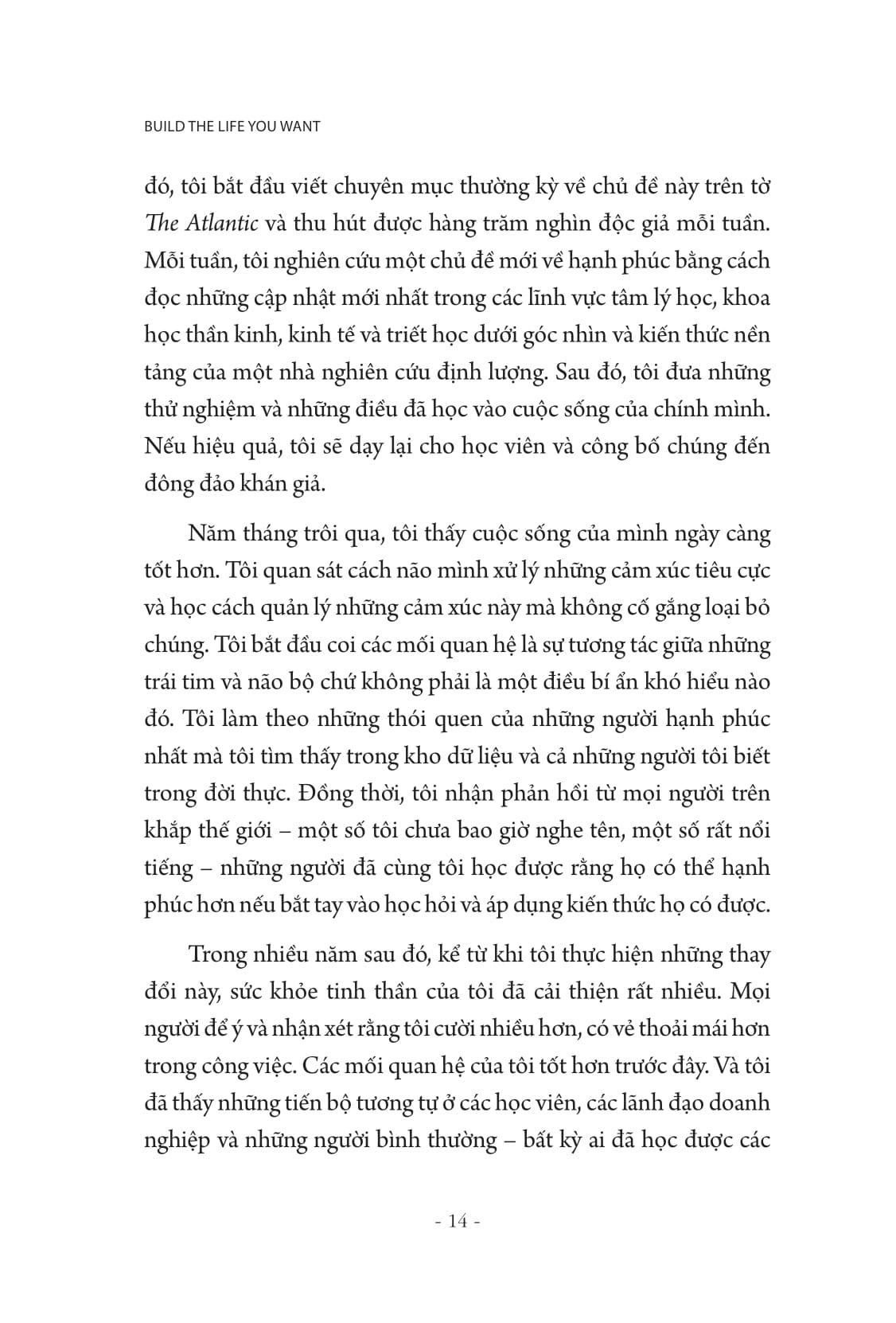 Sách - Build The Life You Want - Nghệ Thuật Sống Hạnh Phúc Dưới Góc Nhìn Khoa Học