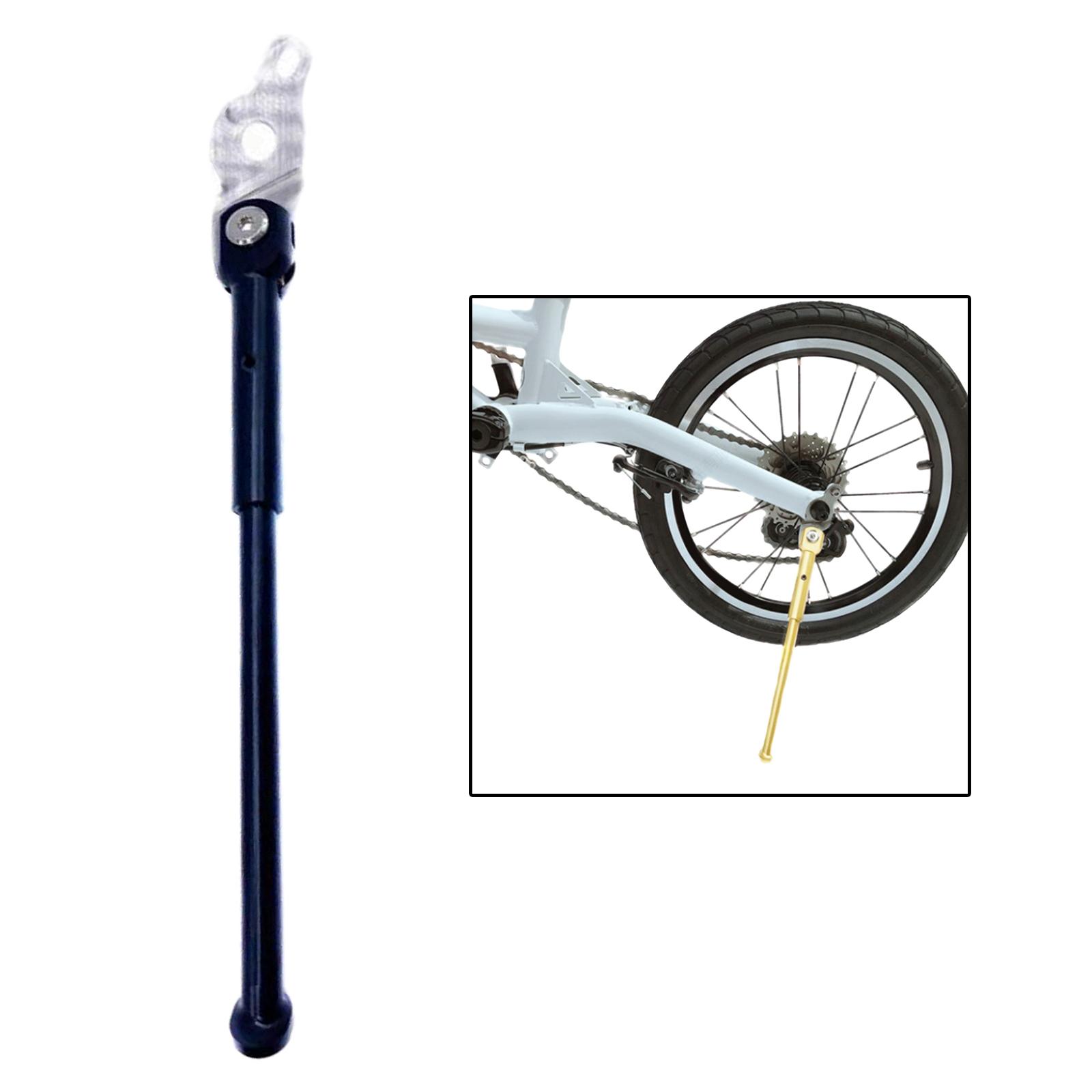Bike Kickstand, 16'' Folding Bicycle Stand Support Rack, Child Bicycle Kickstand Single-Side Rear Parking Stand Support Rack