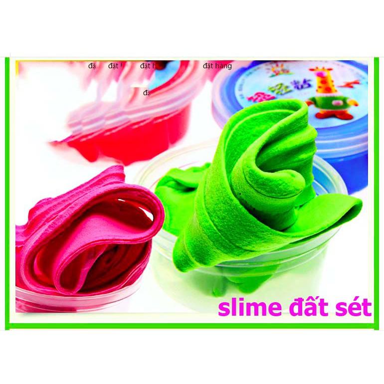 Đất sét 12 mầu nhật nguyên liệu làm slime nặn hình