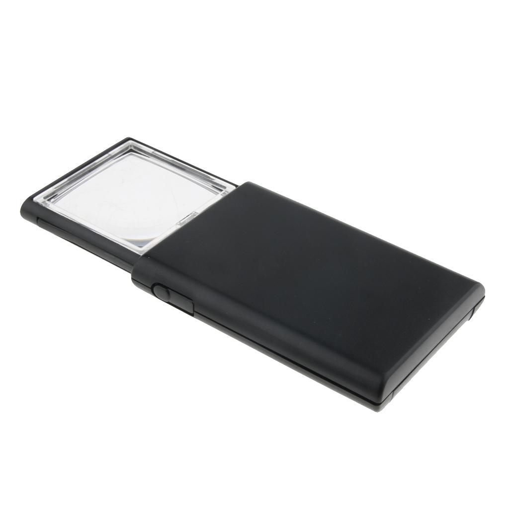 Up HD Magnifier 3X for Elders Who Test Jewelry Black