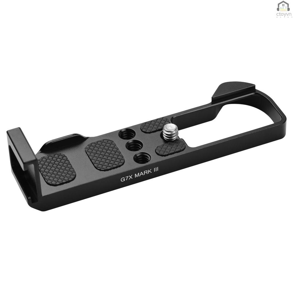 Tấm đế gắn chữ L 1/4 3/8 cho máy ảnh G7X Mark III