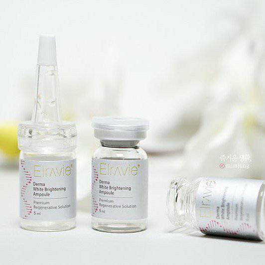 Serum tế bào gốc Elravie Derma White Brightening Ampoule 12 ống