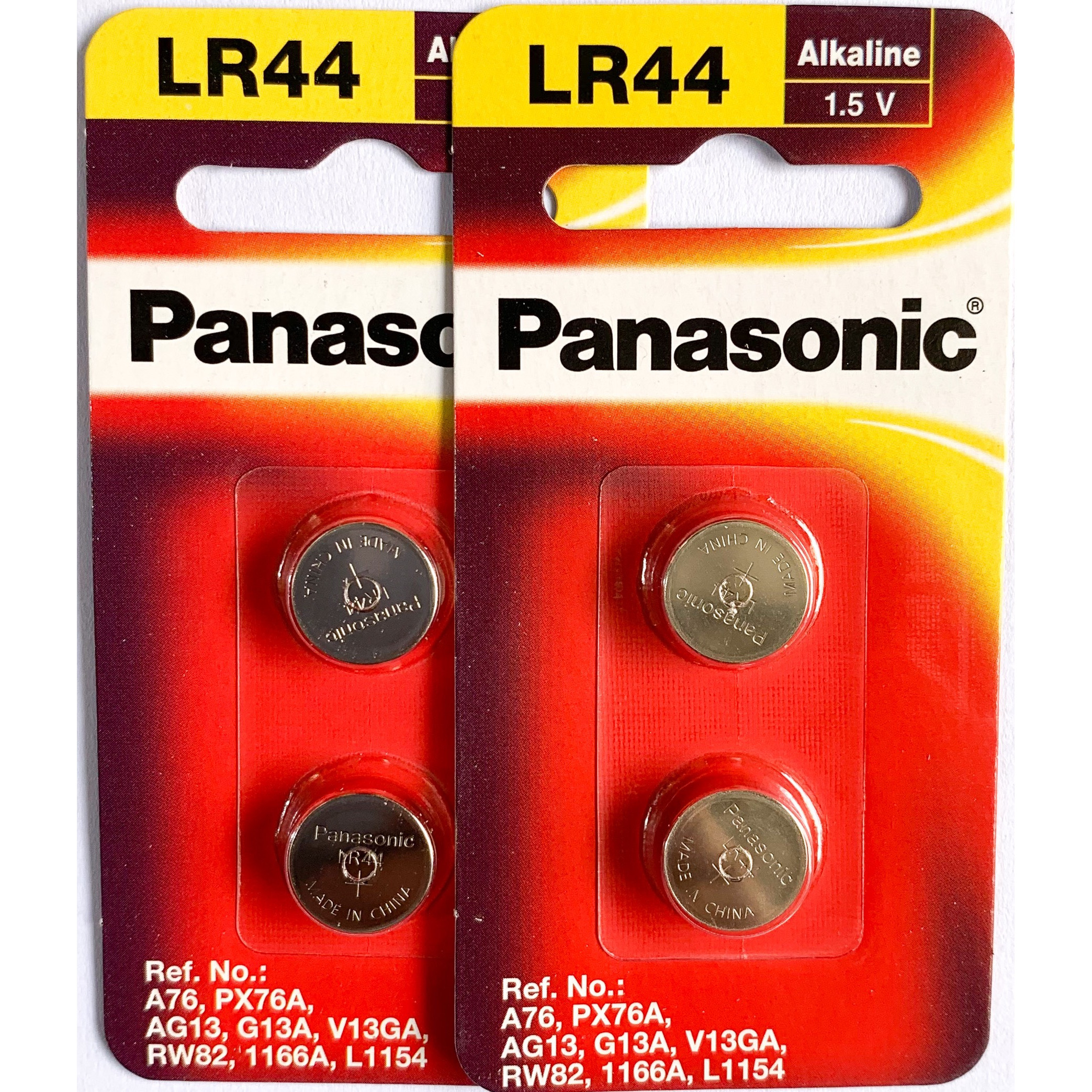 2 Vỉ Pin LR44/2B Panasonic 1,5 V - Hàng Chính Hãng