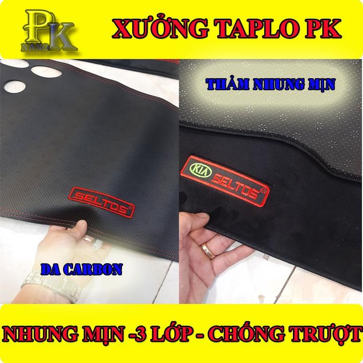 THẢM TAPLO NHUNG XE KIA SELTOS – CHỐNG TRƯỢT – CHỐNG NÓNG HIỆU QUẢ - CHUẨN FORM