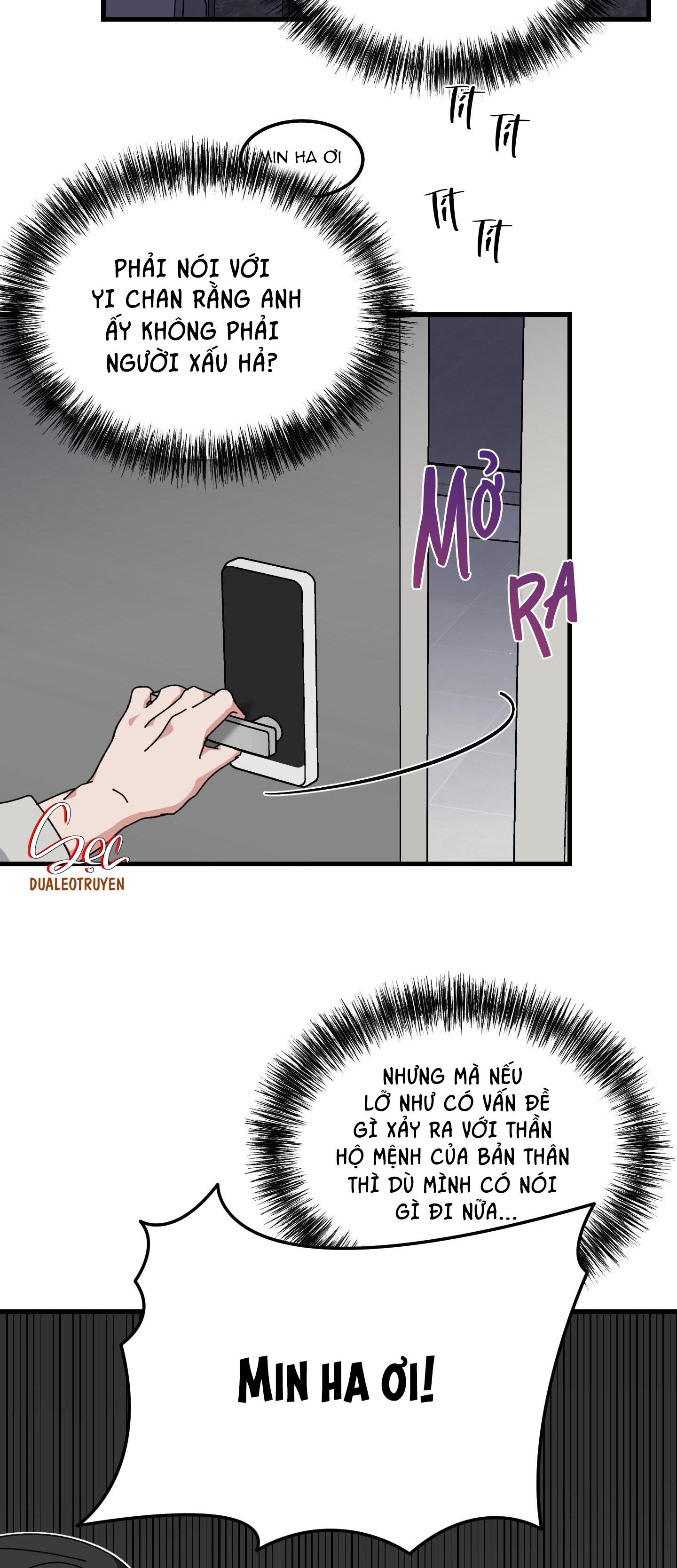 yêu tôi đi, thần hộ mệnh chapter 33 34
