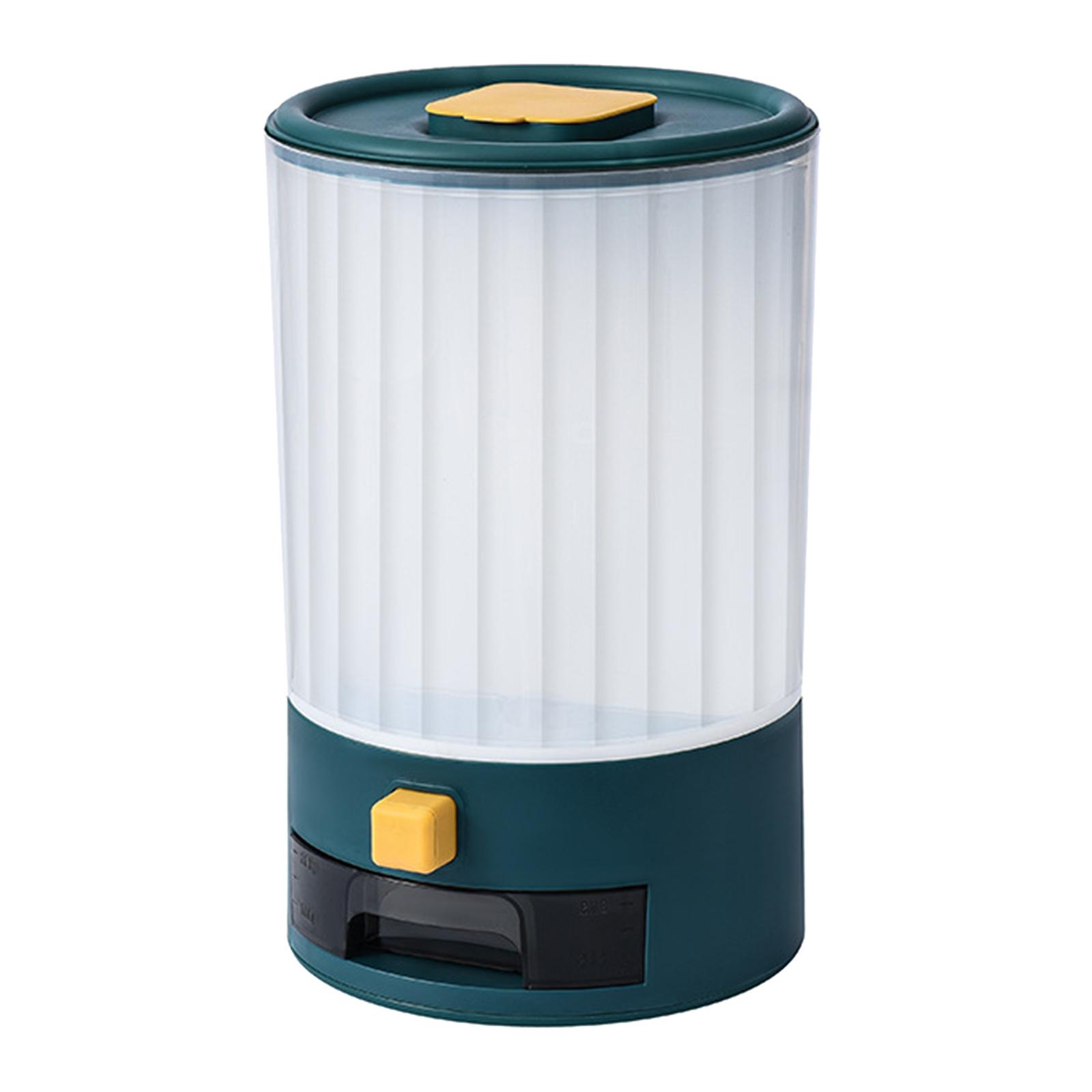 10KG Cereal Bucket Grain Dispenser Rice Dry Food Storage Organizer