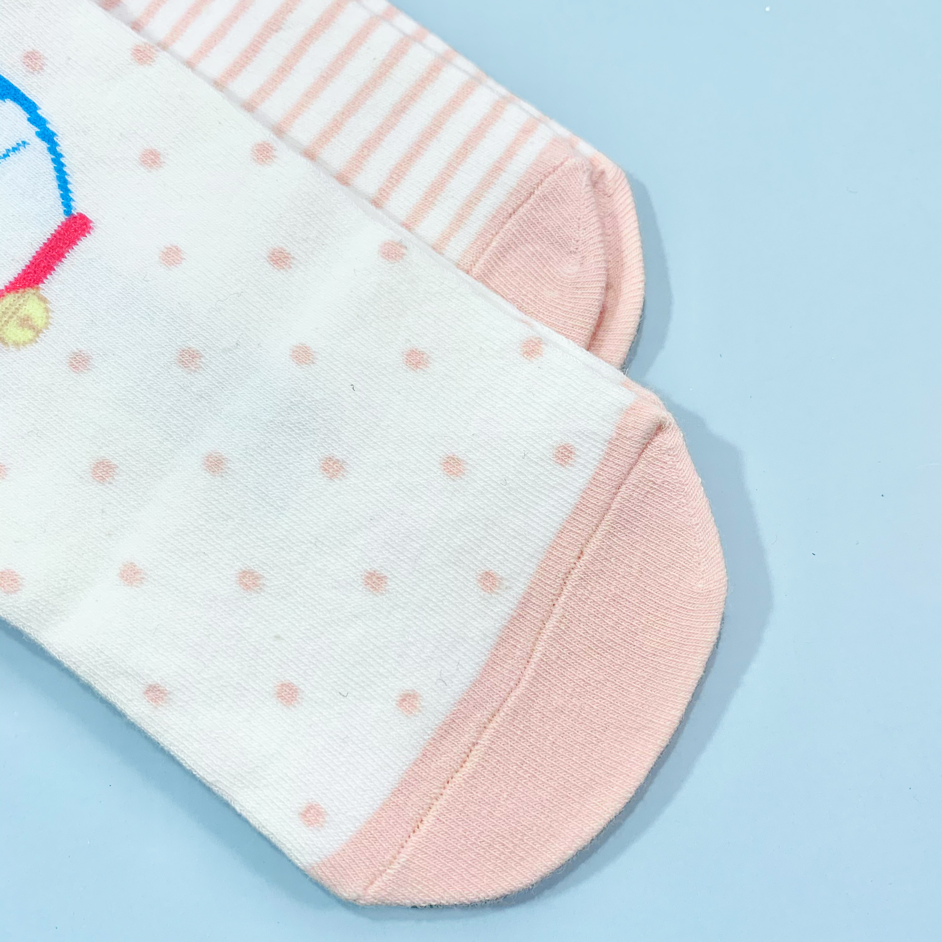 Set hộp 4 đôi tất nữ NICESOKS chất liệu cotton cao cấp, ngắn cổ thể thao, họa tiết Doraemon , hàng chính hãng NS5005FS