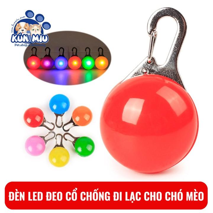 Đèn Led đeo cổ chống đi lạc Kún Miu cho chó mèo, đèn đeo cổ phát sáng cho chó