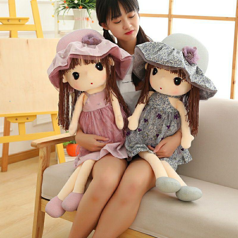 Gấu Bông Búp Bê Nam + Yếm Dễ Thương Quà Tặng Cho Bé Mềm Mịn Cao Cấp