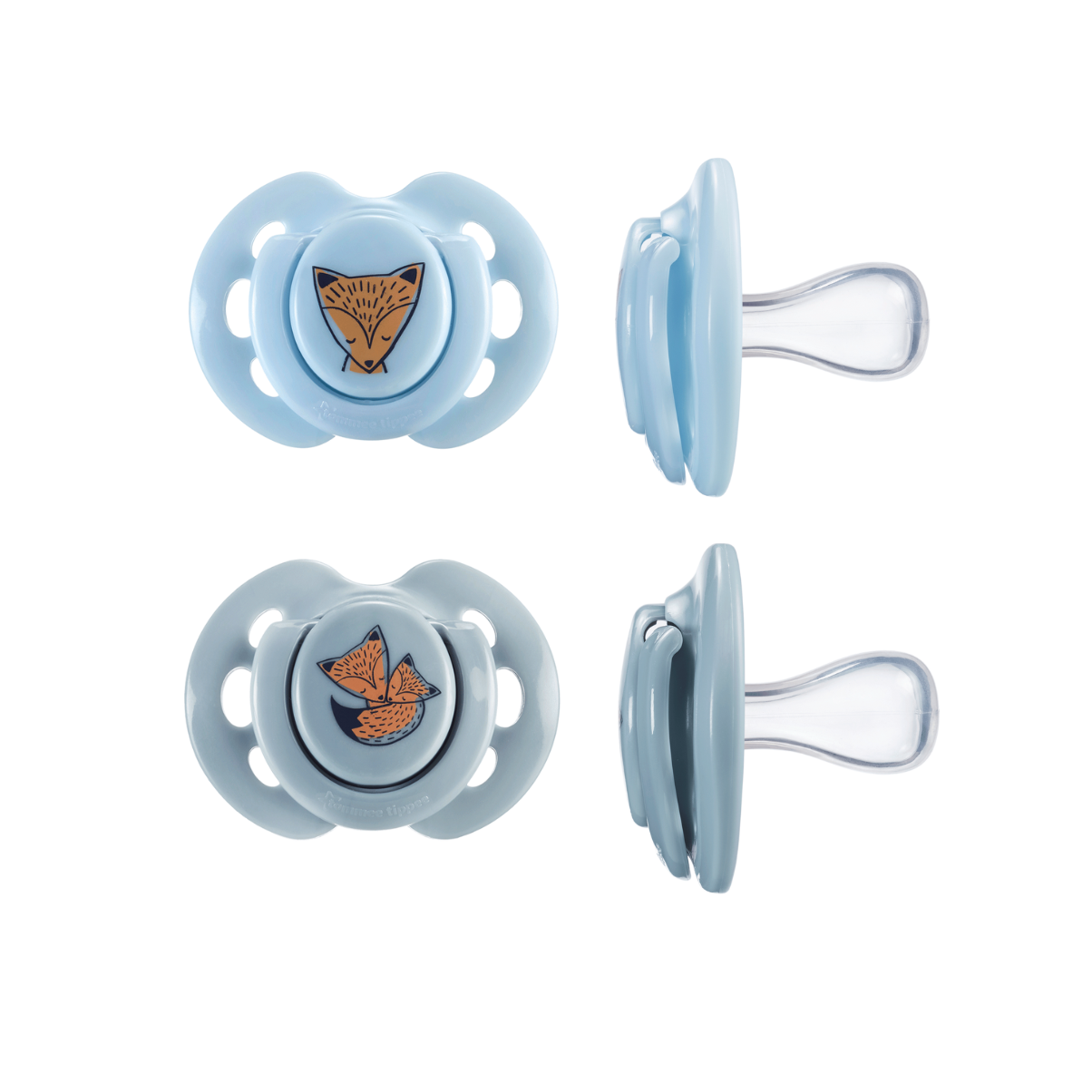 Ty Ngậm Vui Nhộn Cho Bé Tommee Tippee Fun-Friends 0-6, 6-18, 18-36 Tháng (Vỉ Đôi, Tách Lẻ)