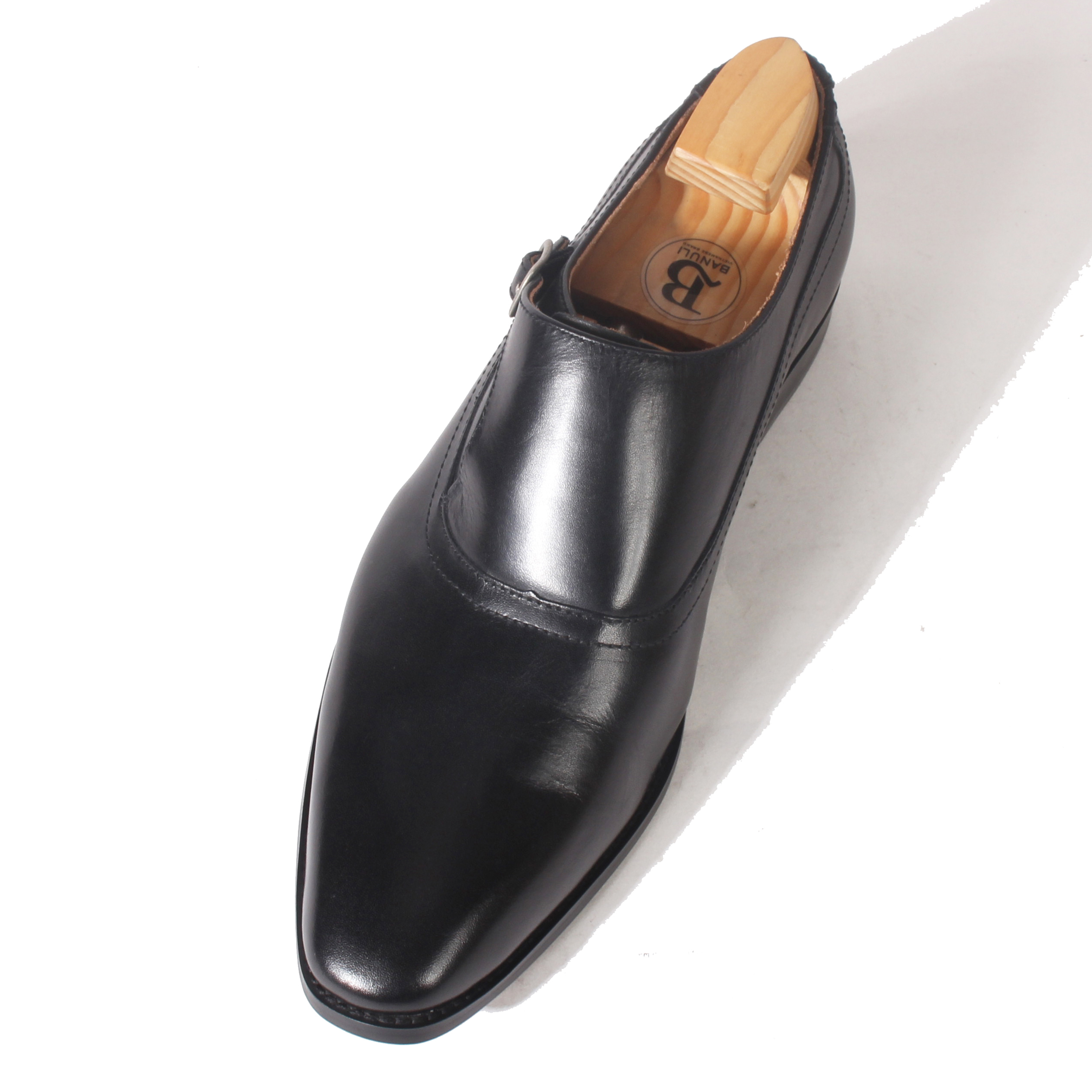 Giày Tây Monk Strap Banuli Nam Công Sở Da Bê Italian 1 Khoá Cài H1MS1M0 (Da Mềm Dẻo, Đế Siêu nhẹ, Bảo Hành Trọn Đời)