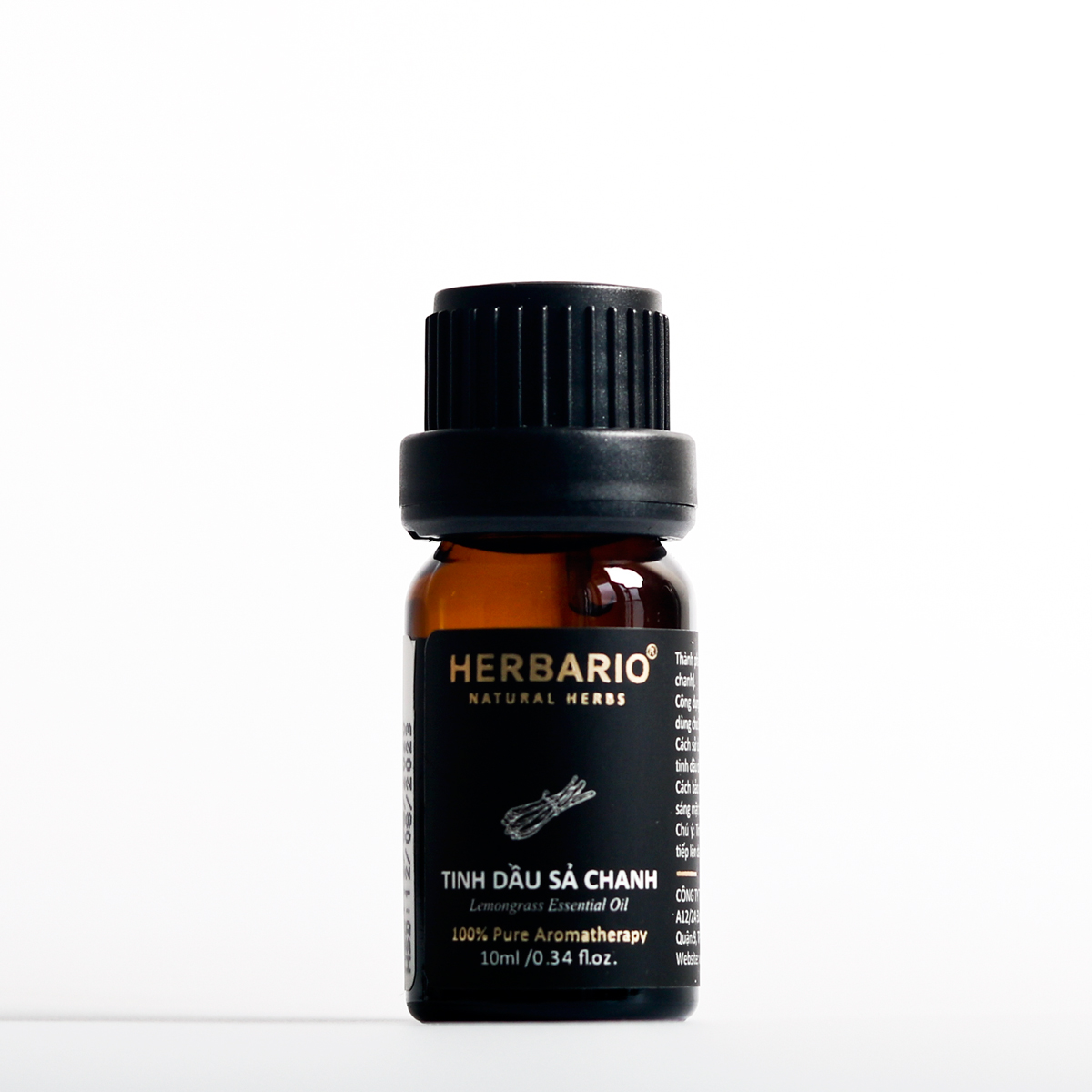 Tinh dầu sả chanh nguyên chất herbario 10ml