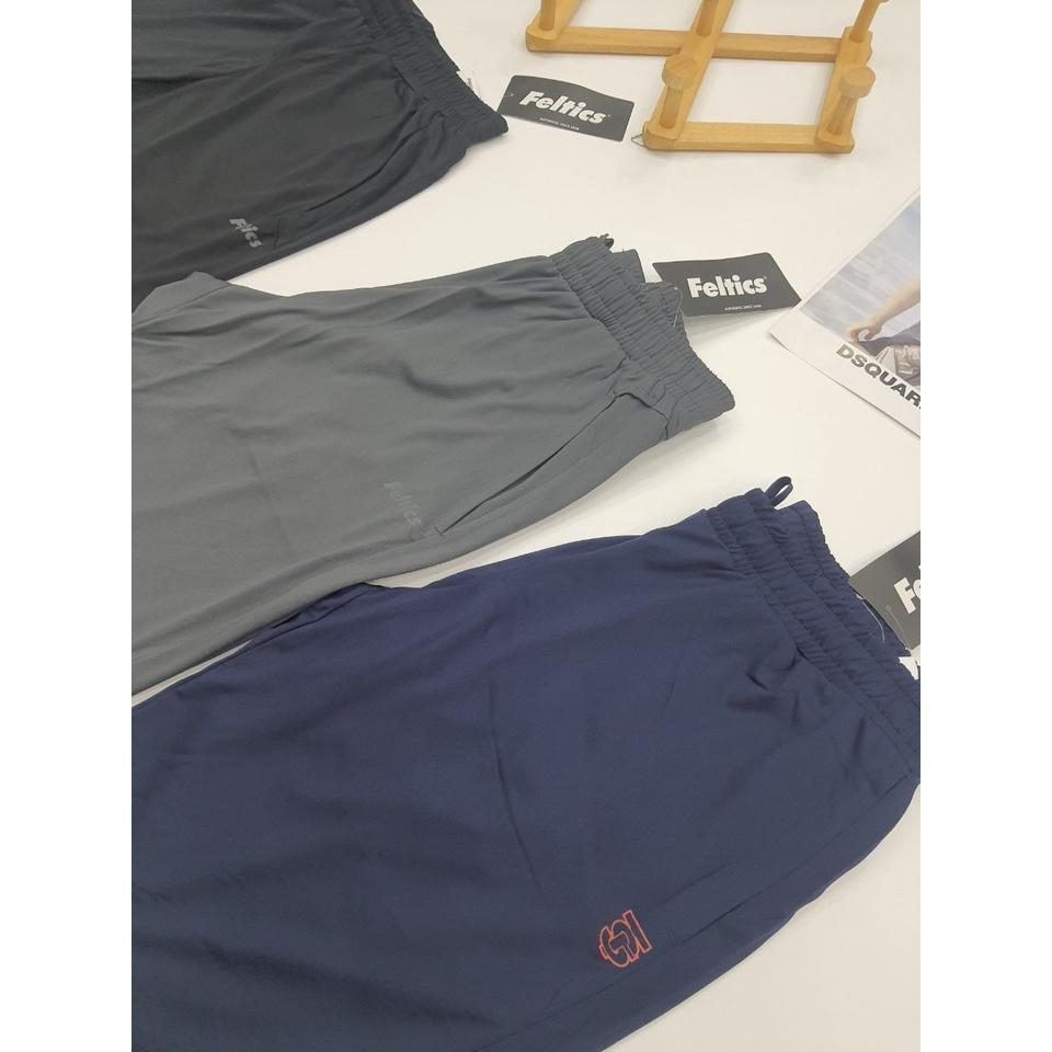Quần Short Nam Thể Thao FELTICIS XUẤT XỊN 100% mềm mỏng mát mặc ở nhà chơi thể thao VNXK XanhHouse
