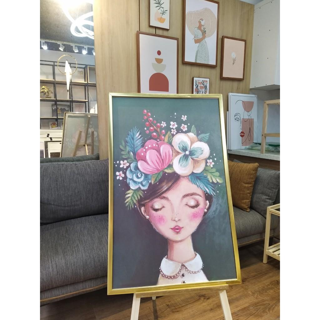 Tổng hợp những mẫu tranh bộ canvas cute, kèm khung + đinh treo