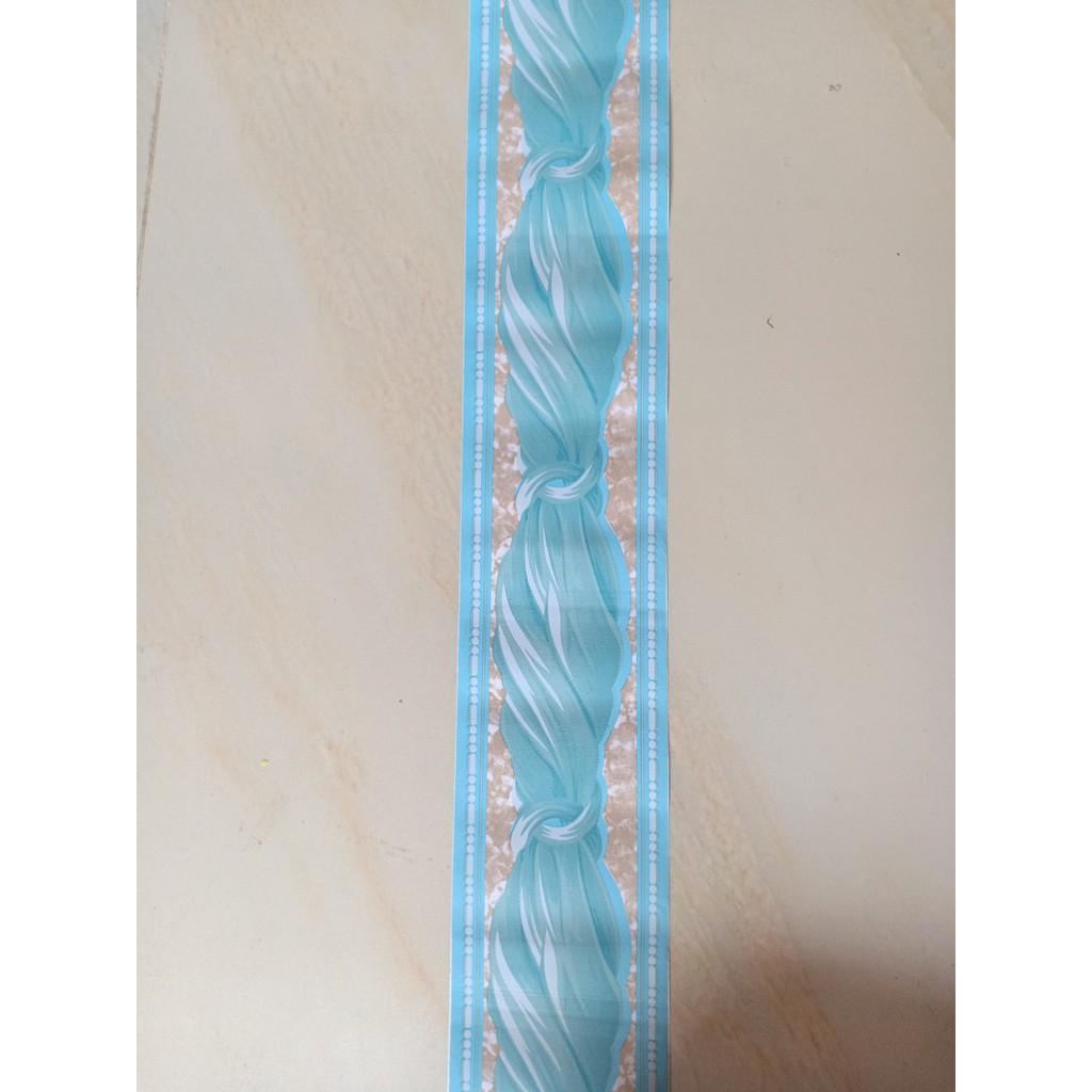 Len dán viền tường XOẮN LỤA XANH