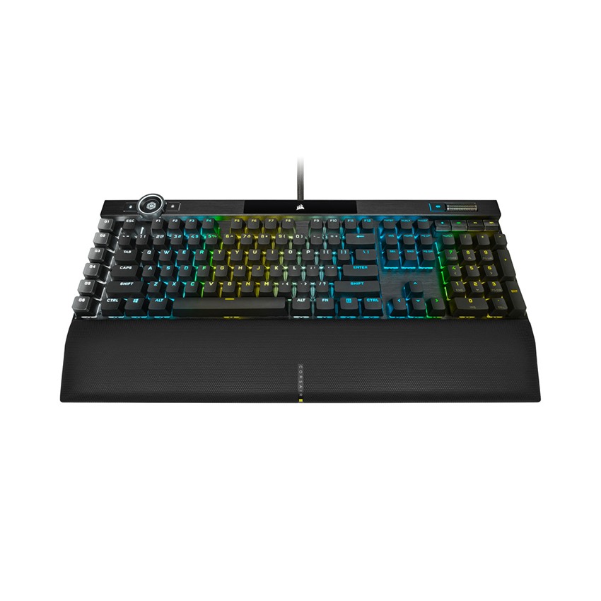 Bàn Phím Có Dây Corsair K100 BLK RGB | OPX RF/MX SPEED - Hàng Chính Hãng