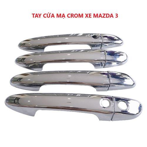 ỐP TAY CỬA, HÕM CỬA MẠ CROM DÀNH CHO XE MAZDA 3-2019