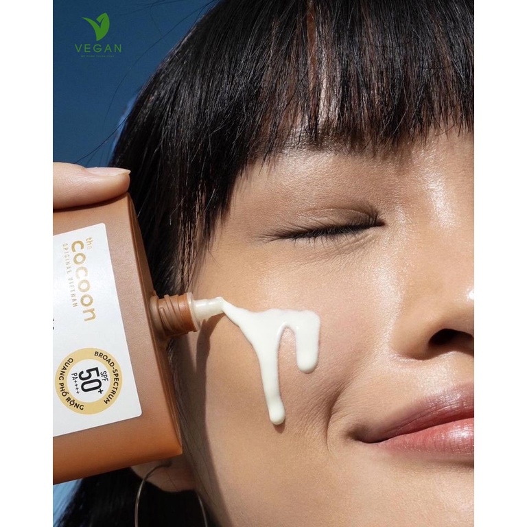 Sữa chống nắng bí đao Cocoon 15ml quang phổ rộng SPF 50+, PA++++, UVA – PF 62.6