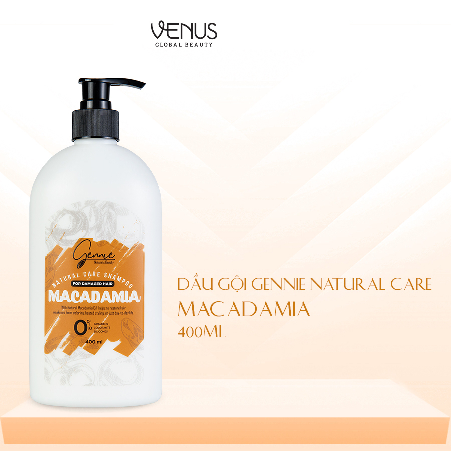 Dầu gội Natural Care dầu hạt Macca danh cho tóc hư tổn 400ml