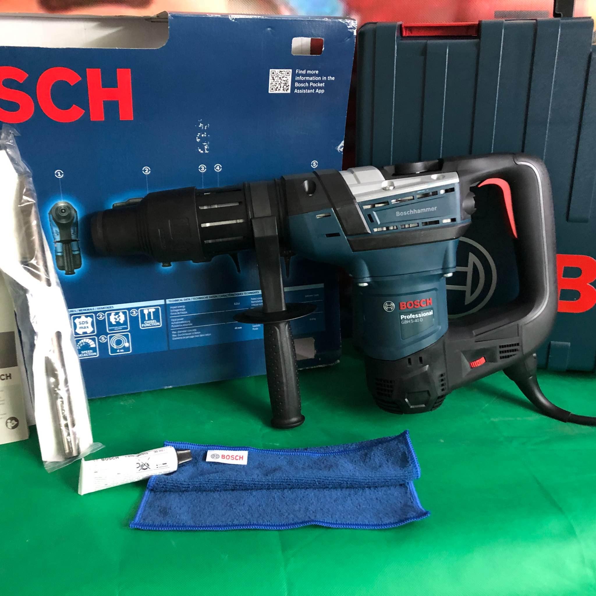 MÁY KHOAN BÚA 1500W 12,5J BOSCH GBH 8-45 D - HÀNG CHÍNH HÃNG