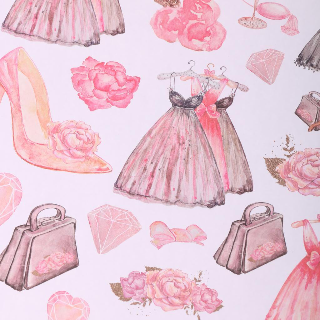 10 Sheets DIY Paper Stickers Diary Scrapbook Label Sticker Photo Album Decor