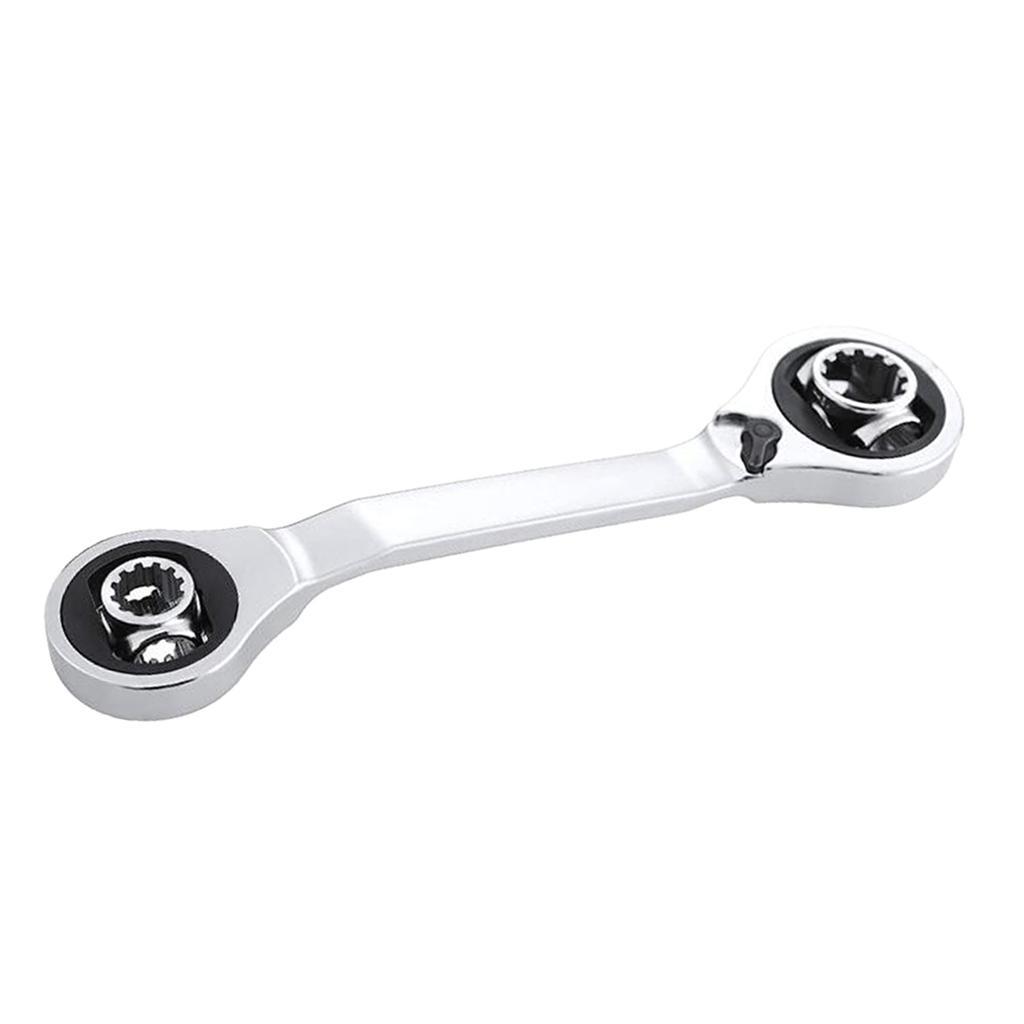 8-19mm Double End Ratchet Wrench Metric Ratcheting Combination Spanner Tool
