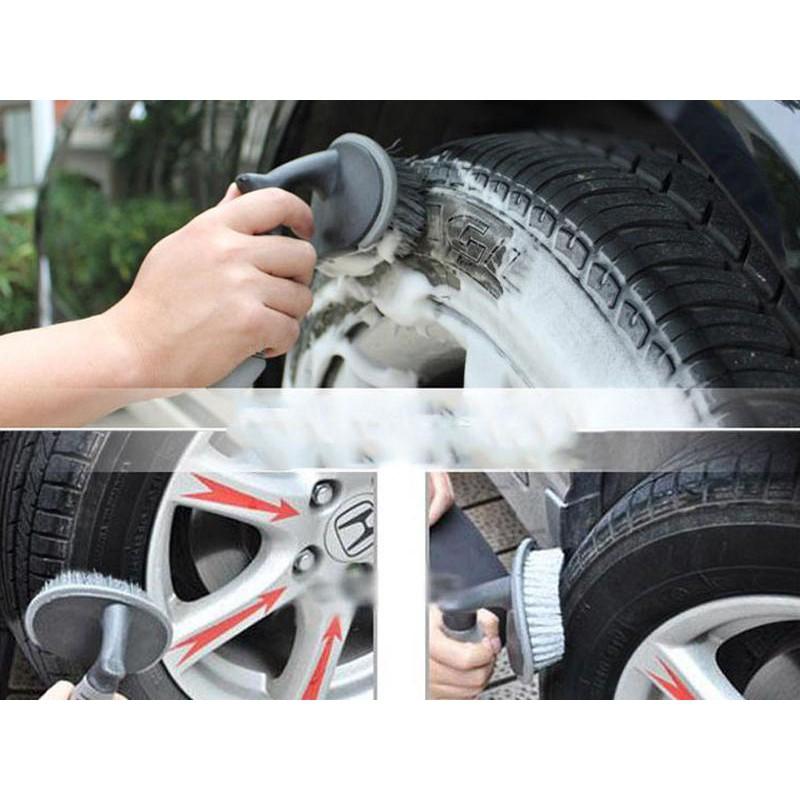 ️️ Bộ cọ rửa chăm sóc lốp và bánh xe ô tô đa năng tiện dụng 206157