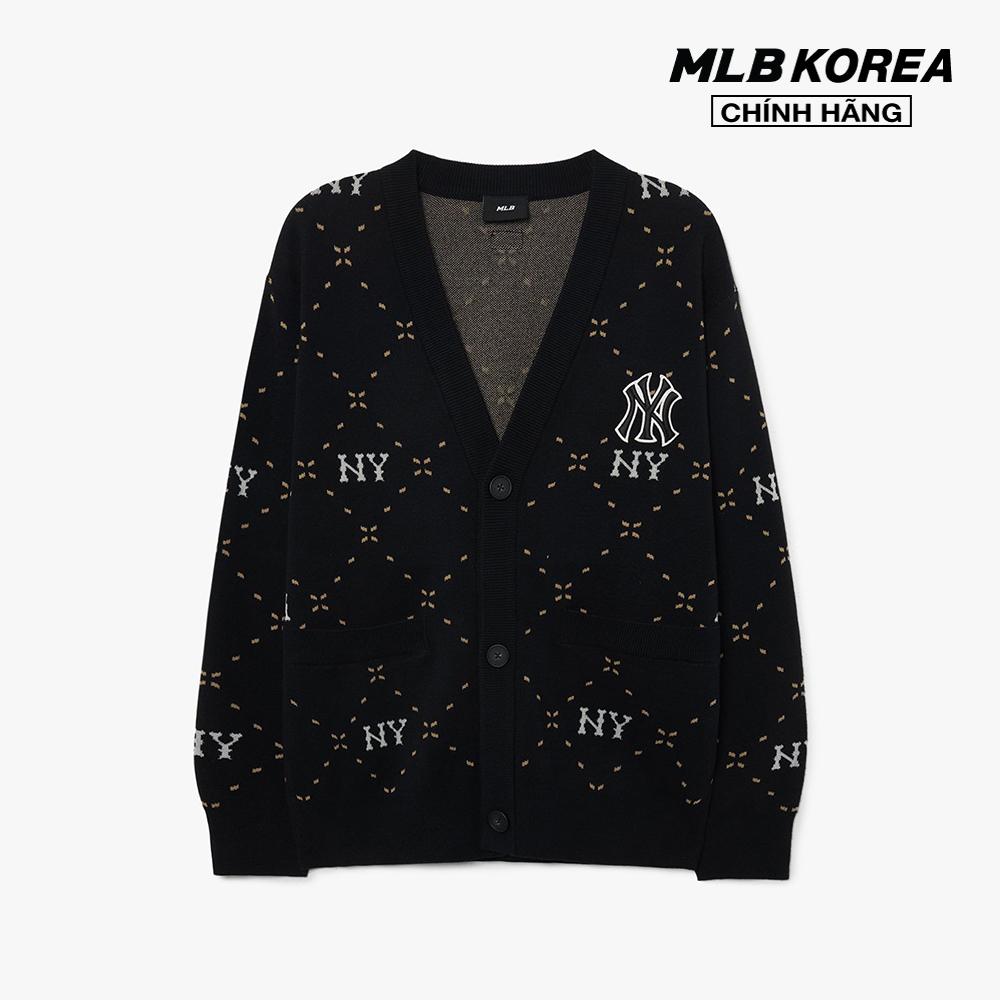 MLB - Áo khoác cardigan unisex tay dài Diamond Monogram 3AKCM0431