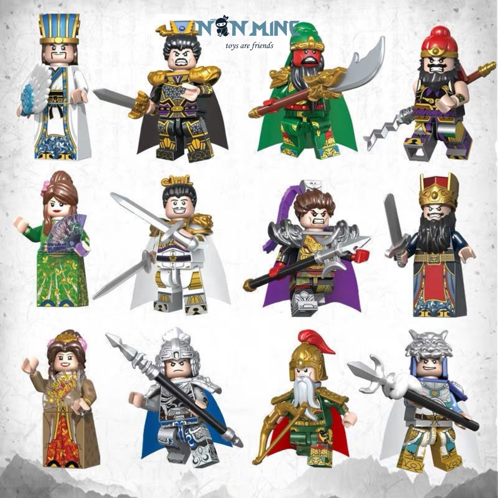 Minifigures Tam Quốc Lắp Ráp Mô Hình Nhân Vật Phim Truyện Tướng Lính Three Kingdom 2030A