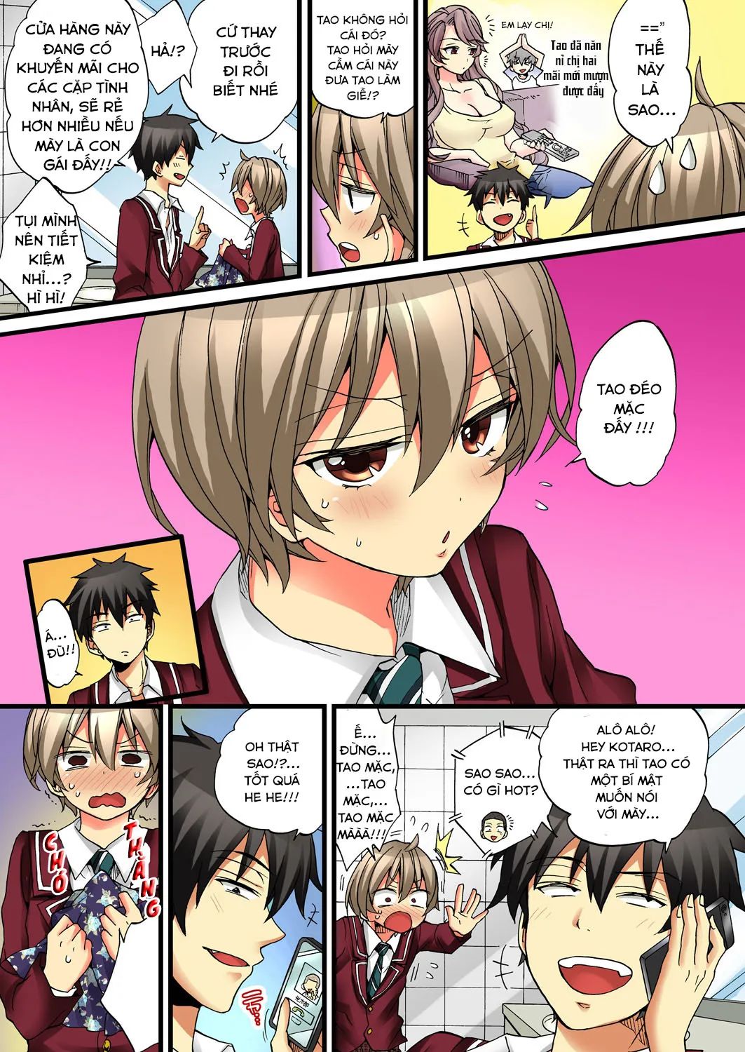 cuộc sống hoá gái của haruka chapter 9 4