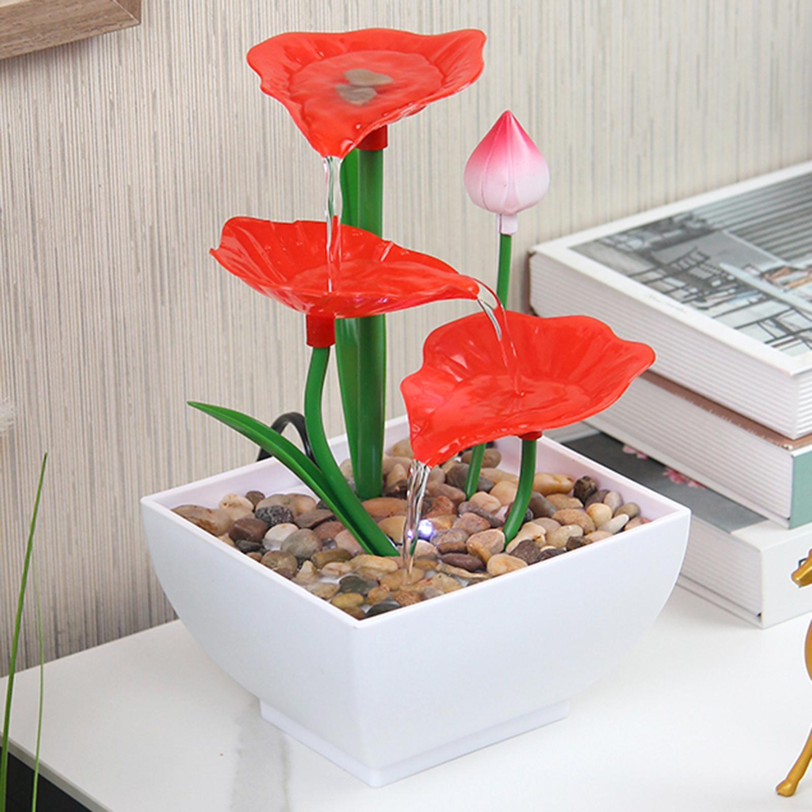 Relaxation Tabletop Fountain with Pump for Indoor Feng Shui Decoration Gift