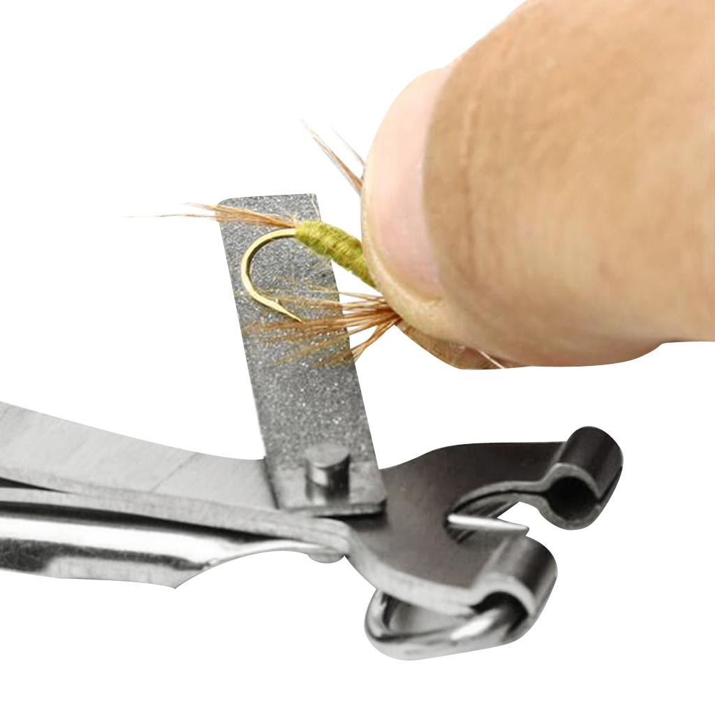 4 in 1 Fly Fishing Line Clipper Line Nippers Cutter Eye Cleaner Knot-tying