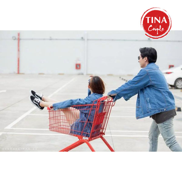 Áo Khoác Jeans Cặp, Áo Khoát Đôi Bền Đẹp - Couple Tina