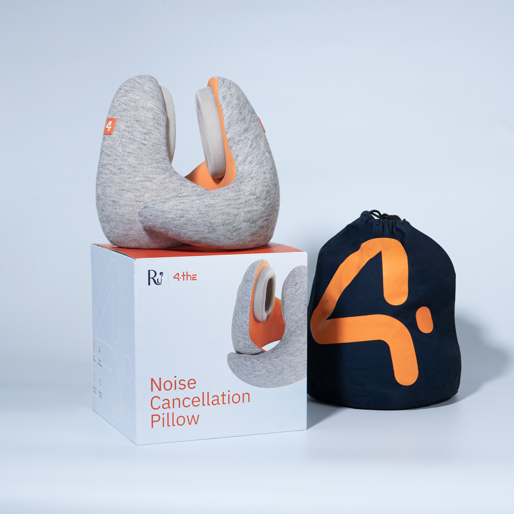Gối Cổ Giảm Âm 4The - Noise Cancelling Pillow | Gối Cổ Du Lịch Cao Cấp Thoải Mái | 3 Màu Sắc