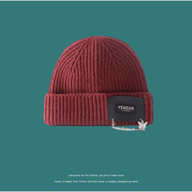 Mũ len Vendor City Cycle mũ len Beanie phong cách Hàn Quốc