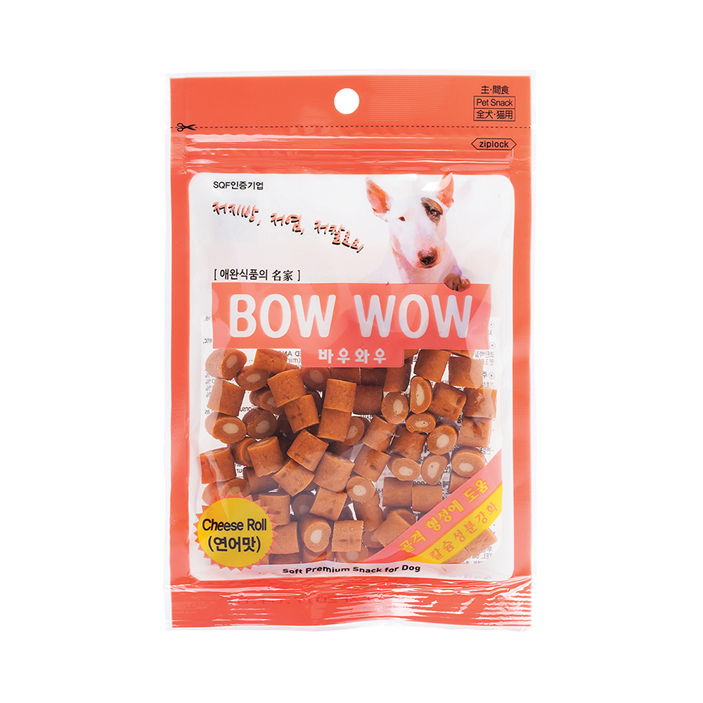 Bánh thưởng cho chó - Phô mai cuộn thịt gà Cheese Roll Chicken Bowow