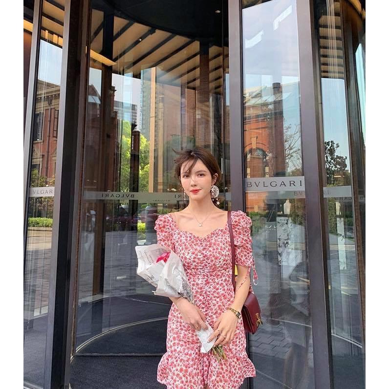 PINKIE FLOWER DRESS - ĐẦM HOA BODY NHÚN