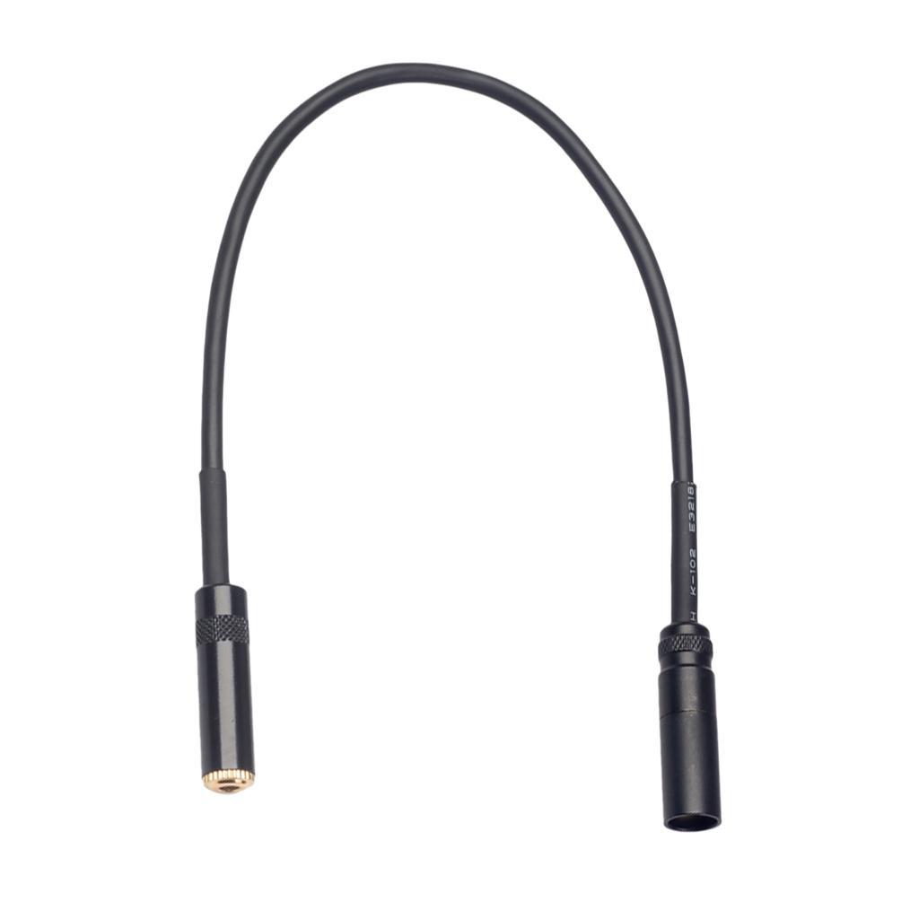 XLR Socket To 3.5 Mm Stereo Socket Cable | 0.1-2 Meters