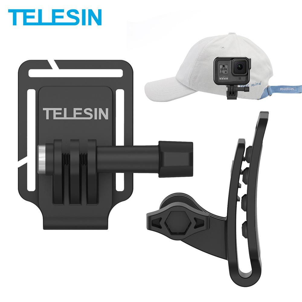 Máy ảnh hành động Kẹp Cap Cap CAMPTY MOUNT SILICONE PC ĐẦU TIÊN CHO GOPRO HERO 10 9 8 7 6 Insta360 Osmo Action Xiaoyi