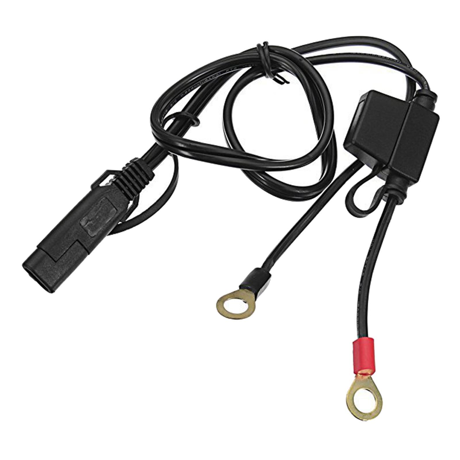 SAE Quick Disconnect Cable Fit for Motorcycle Battery Charger Terminal