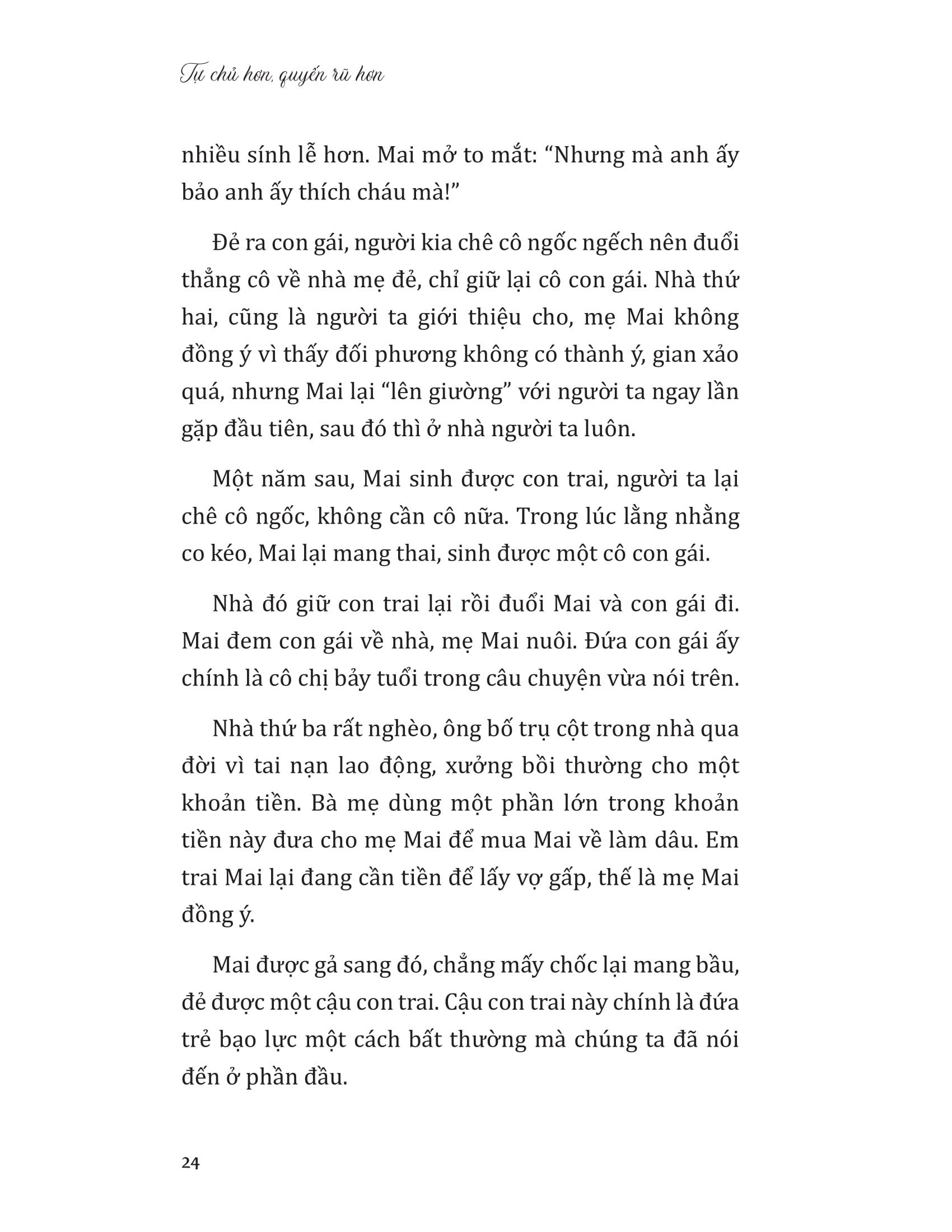 Tự Chủ Hơn Quyến Rũ Hơn