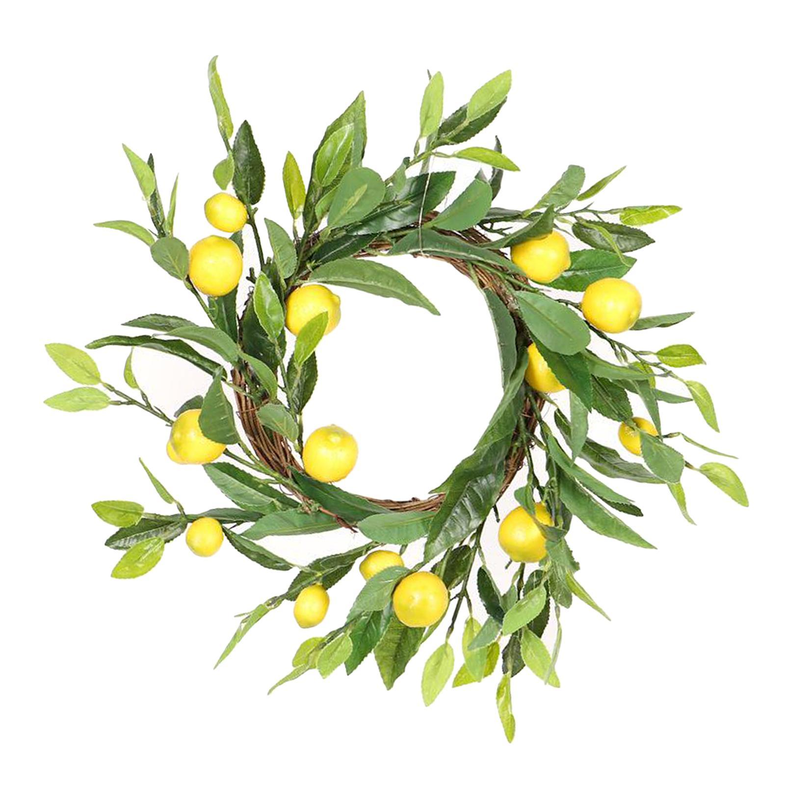 18inch Artificial for Front Door Wreath with Green Leaf