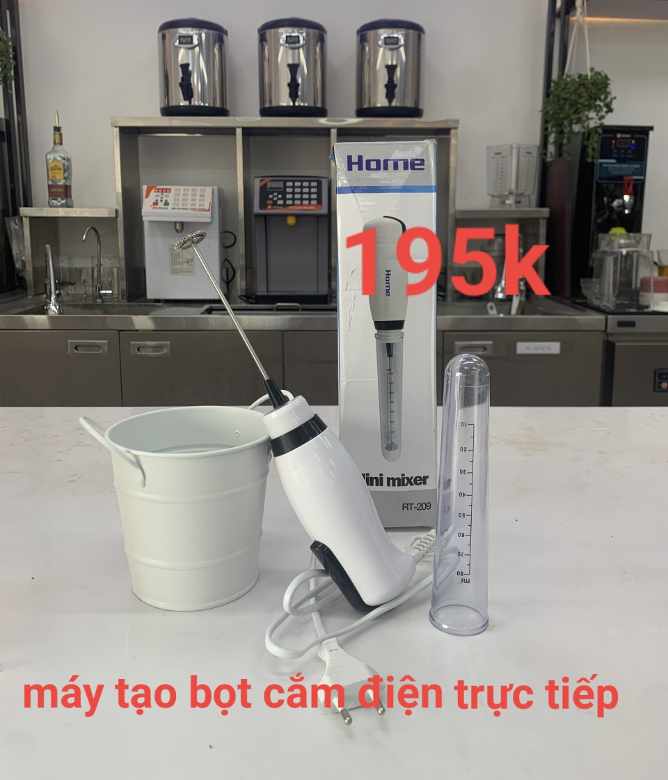 máy tạo bọt cafe cắm điện