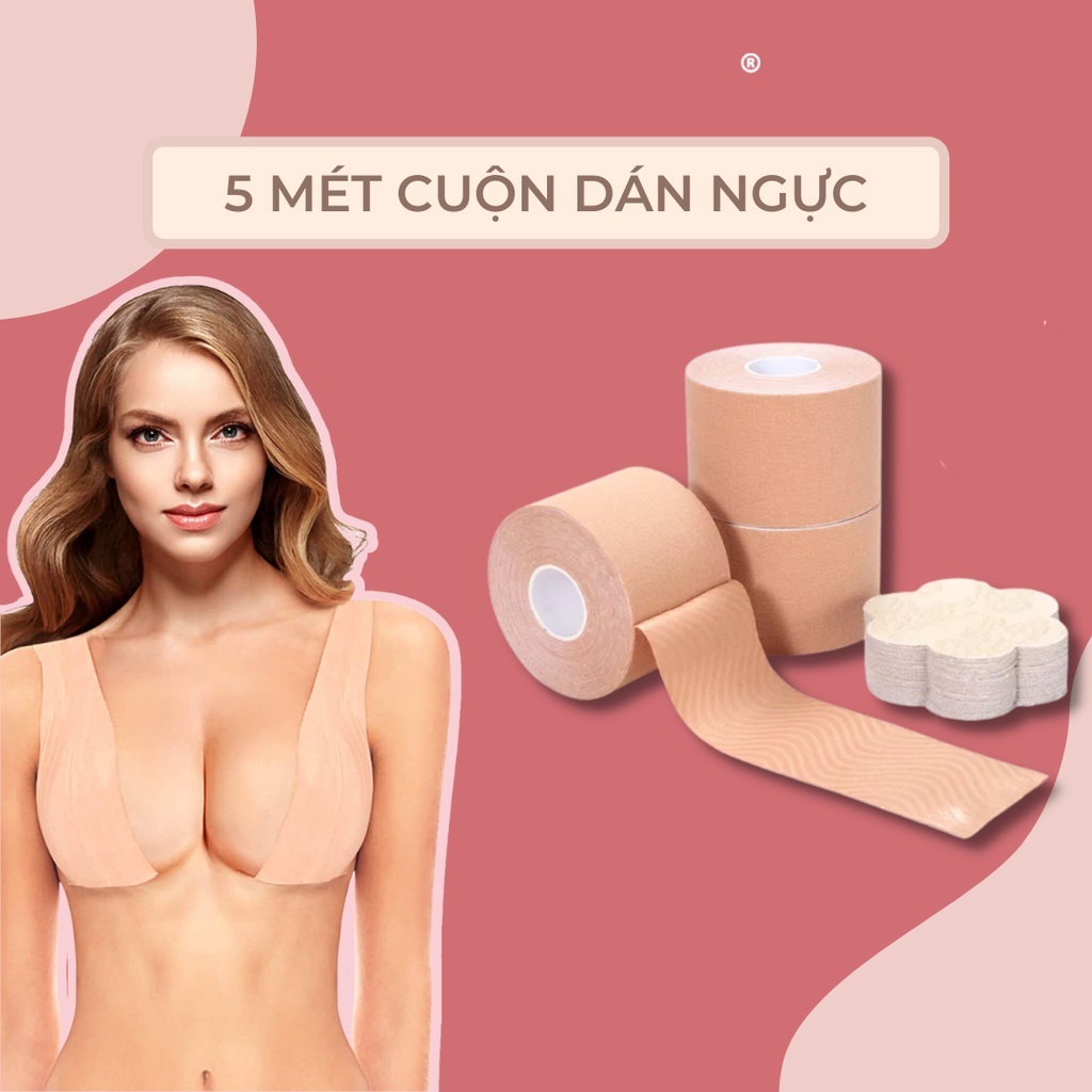 Cuộn Băng Dán Nâng Ngực 5 Mét - Có Thể Tạo Nhiều Kiểu Đa Dụng Cho Nữ dododios