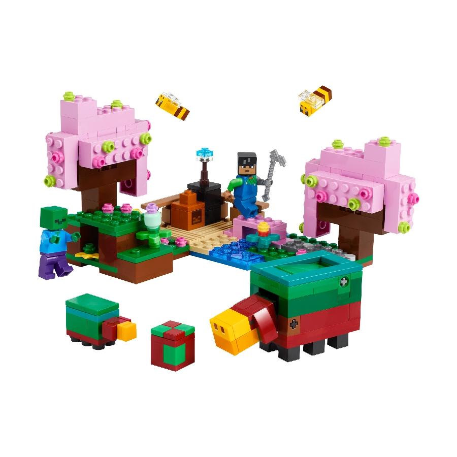 LEGO MINECRAFT 21260 Đồ Chơi Lắp Ráp Khu Vườn Hoa Anh Đào (304 chi tiết)