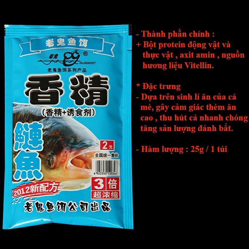 Mồi câu cá tổng hợp old ghost lão quỷ Chuyên dùng câu trắm , trôi, chép, mè siêu nhậy OG-2